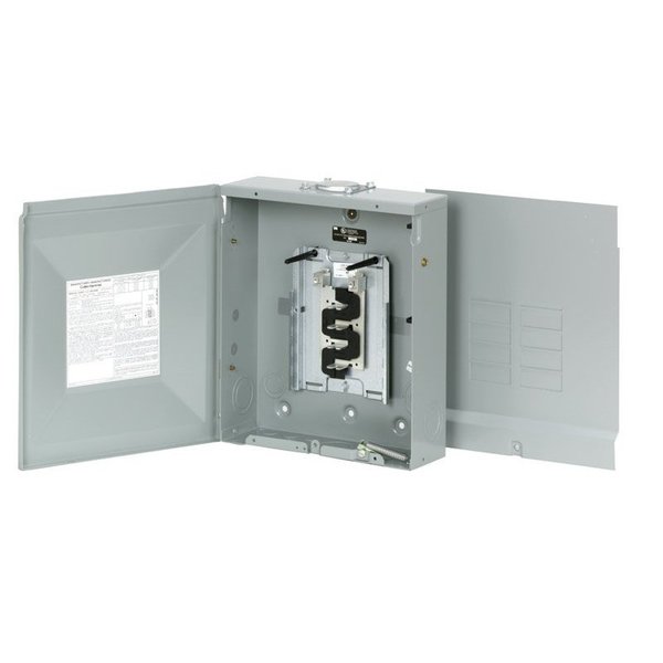 Eaton Cutler-Hammer Load Center, BR, 8 Spaces, 125A, 120/240V AC, Main Lug, 1 Phase BR816L125RP
